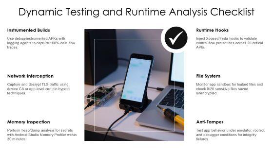 Android Application Security Testing Checklist PPT Presentation VM