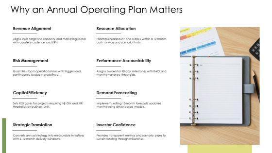 Annual Operating Plan PPT Structure VM