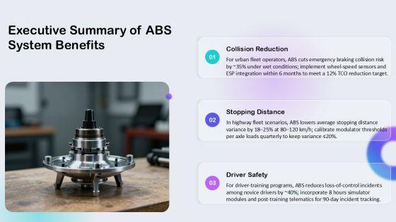 Anti Lock Braking System Diagram PPT Sample VM