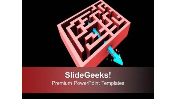 arrow_breaking_through_the_maze_target_powerpoint_templates_ppt_backgrounds_for_slides_0213_title.jpg