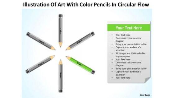 art_with_color_pencils_in_circular_flow_business_plan_powerpoint_template_1.jpg