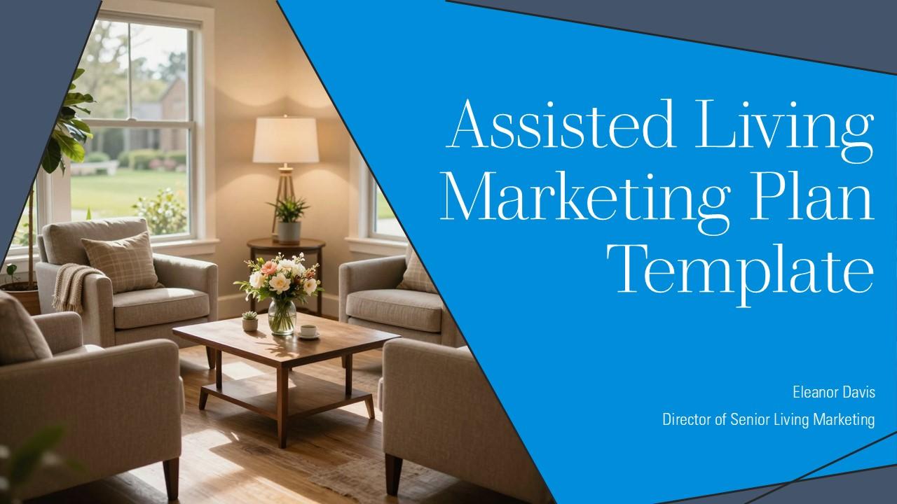 Assisted Living Marketing Plan Template PPT Mockup VM