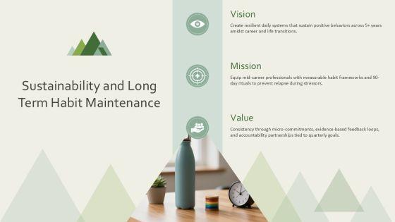 Atomic Habits Summary Sheet PPT Template VM