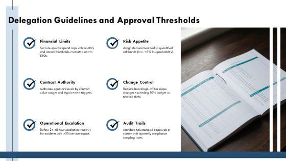 Authority Matrix With Responsibilities Scope For Decision Governance PPT Guidelines VM