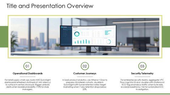 AWS Data Visualization PPT Structure VM