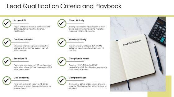 AWS Sales Playbook PPT PowerPoint VM