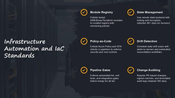 Azure Cloud Adoption Framework PPT Template VM