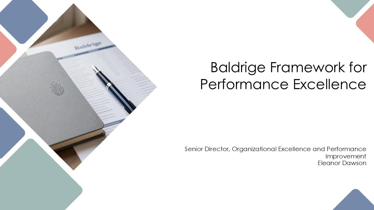 Baldrige Framework For Performance Excellence PPT Mockup VM