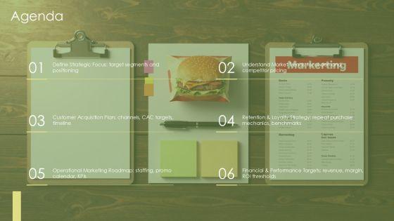 Burger Restaurant Marketing Plan PPT Graphics VM
