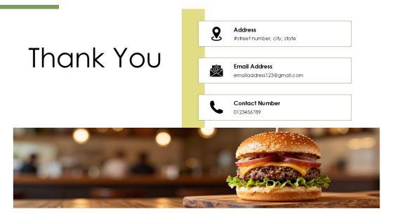 Burger Restaurant Marketing Plan PPT Graphics VM
