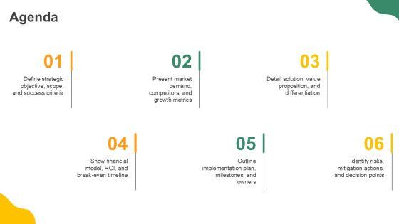 Business Case Pitch PPT Outline VM