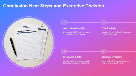 Business Case Slide Deck PPT Designs VM