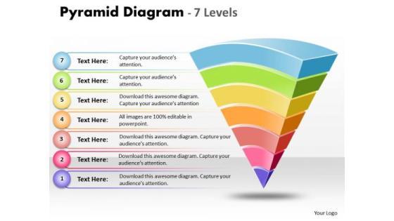 Business Diagram Inverted Pyramid Diagram With 7 Levels Consulting Diagram Business Diagram Inverted Pyramid Diagram With 7 Levels Consulting Diagram