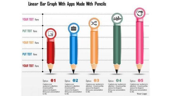 business_diagram_linear_bar_graph_with_apps_made_with_pencils_presentation_template_1.jpg
