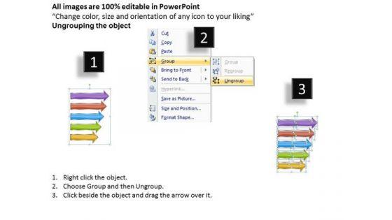 business_framework_model_parallel_arrow_5_stages_sales_diagram_2.jpg