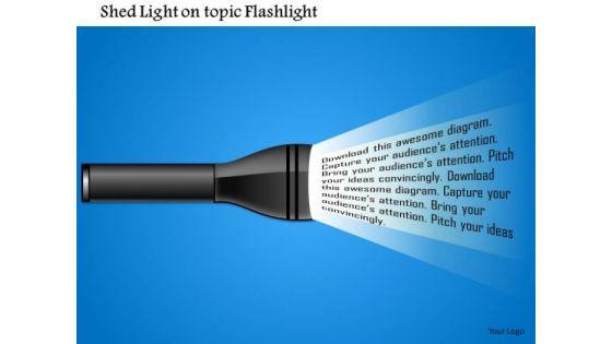 business_framework_shed_light_on_topic_flashlight_powerpoint_presentation_1.jpg