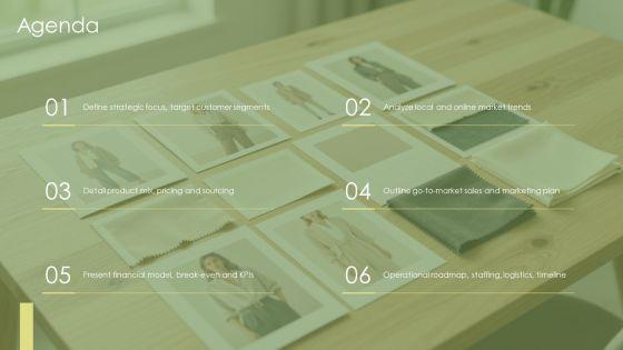 Business Plan Clothing Store PPT Example VM