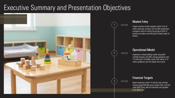 Business Plan For Daycare Template PPT Mockup VM