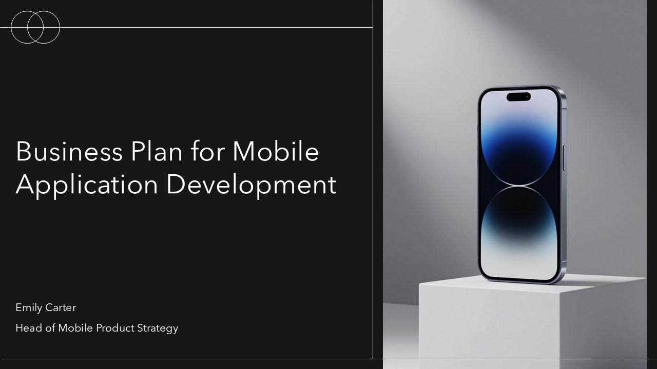 Business Plan For Mobile Application Development PPT Mockup VM
