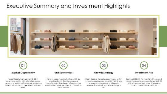 Business Plan Sample Clothing Store PPT Structure VM