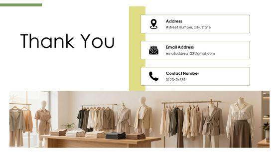 Business Plan Sample Clothing Store PPT Structure VM