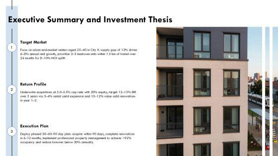 Business Plan Template Rental Property PPT Structure VM
