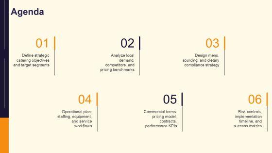 Catering Services Proposal Template PPT Guidelines VM