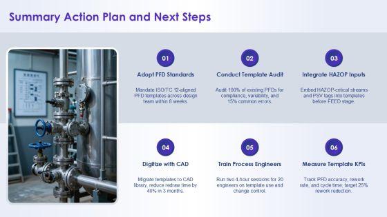 Chemical Engineering Process Flow Diagram Templates PPT Outline VM