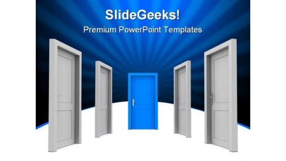 choose_the_door_business_powerpoint_template_0910_title.jpg
