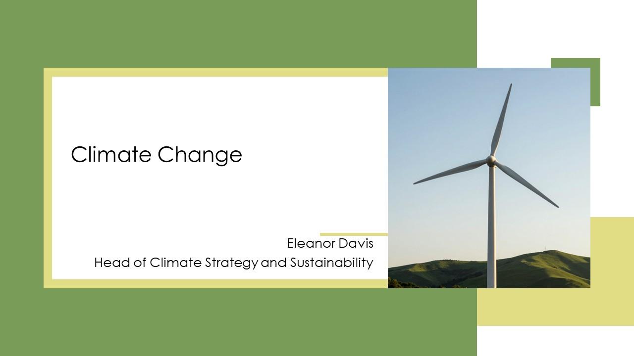 Climate Change PPT Guidelines VM