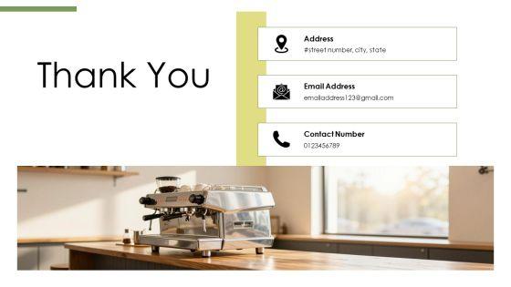 Coffee Shop Business Plan Model PPT PowerPoint VM