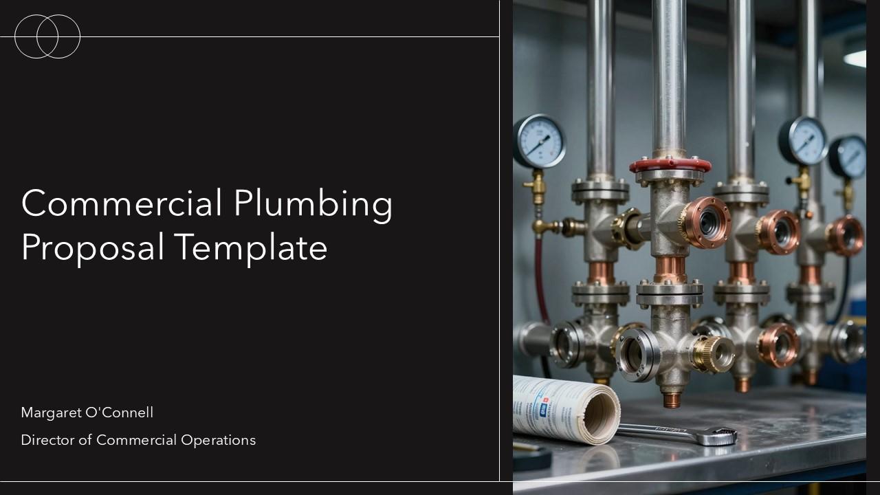 Commercial Plumbing Proposal Template PPT Sample VM