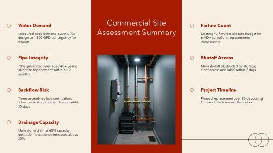 Commercial Plumbing Proposal Template PPT Sample VM