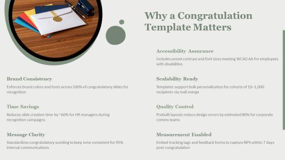 Congratulation PPT Template VM