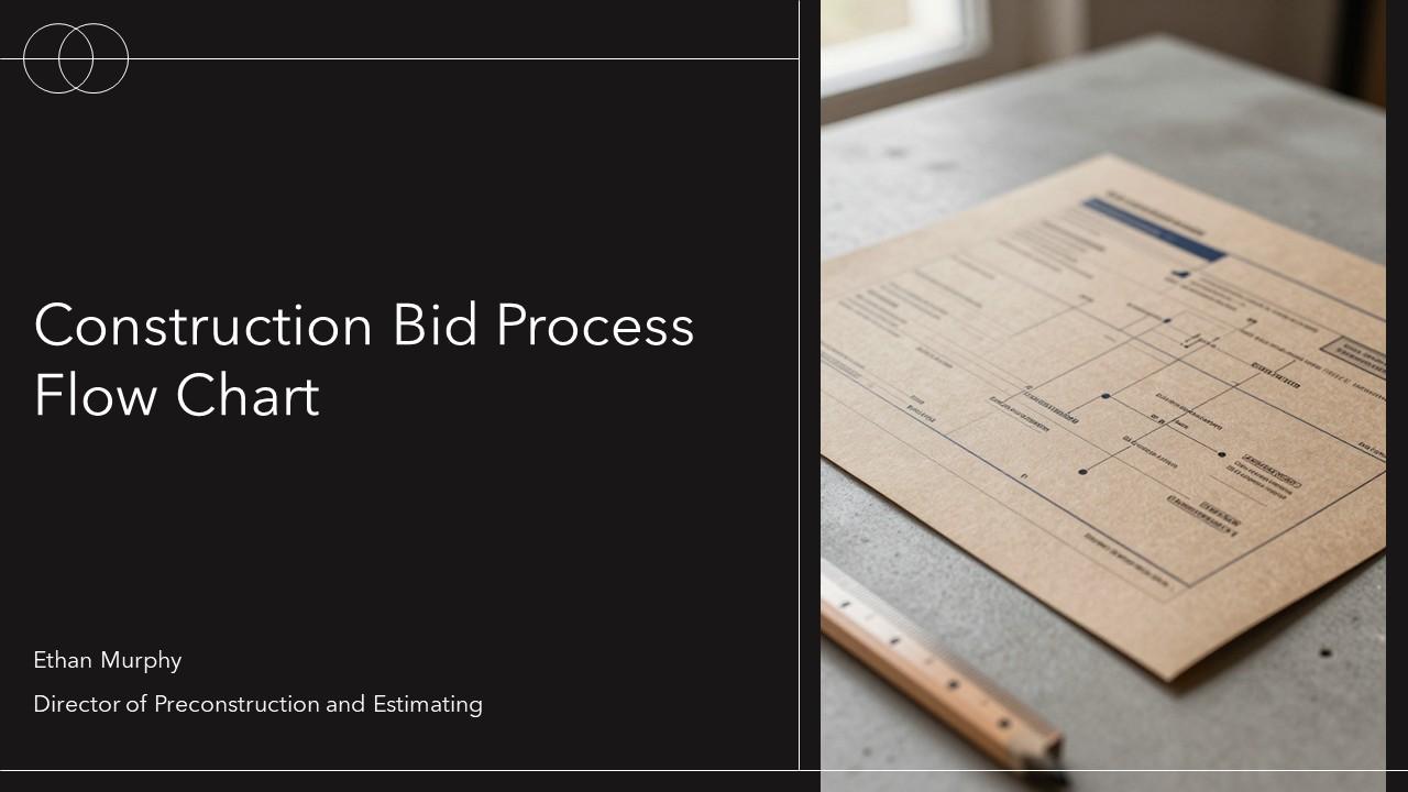 Construction Bid Process Flow Chart PPT Information VM