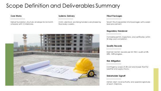 Construction Project Execution Plan PPT Mockup VM