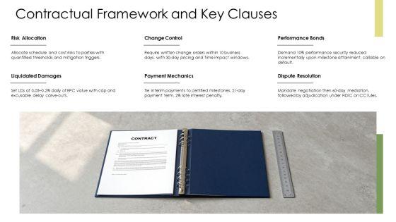 Construction Project Execution Plan PPT Mockup VM