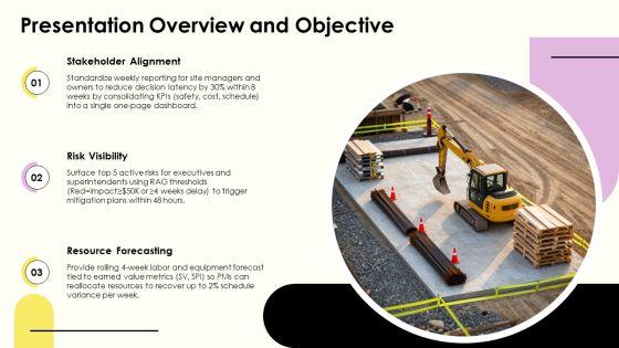 Construction Project Manager Weekly Status Report PPT Guidelines VM