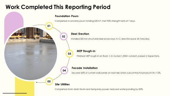 Construction Project Manager Weekly Status Report PPT Guidelines VM