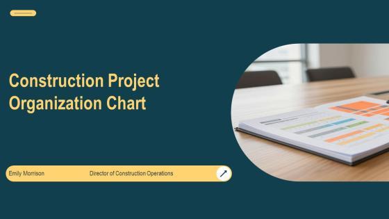 Construction Project Organization Chart PPT Structure VM