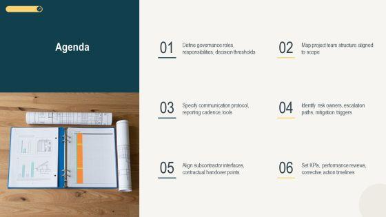 Construction Project Organization Chart PPT Structure VM