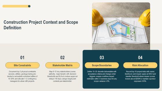 Construction Project Organization Chart PPT Structure VM