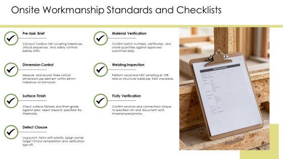 Construction Project Quality Management Plan PPT Structure VM