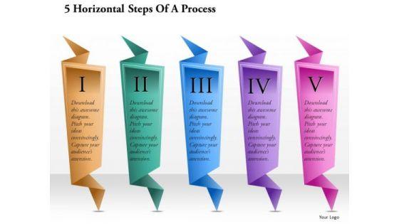 Consulting Slides 5 Horizontal Steps Of A Process Business Presentation Consulting Slides 5 Horizontal Steps Of A Process Business Presentation