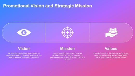 Consumer Promotions PPT Demonstration VM