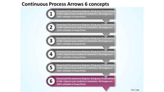 continuous_process_arrows_6_concepts_hydraulic_schematic_powerpoint_slides_1.jpg