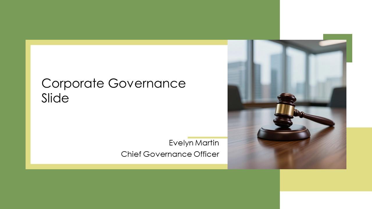 Corporate Governance PPT Structure VM