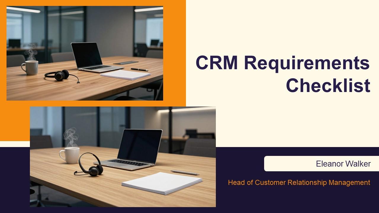 CRM Requirements Checklist PPT Structure VM