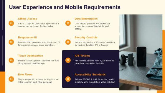 CRM Requirements Checklist PPT Structure VM