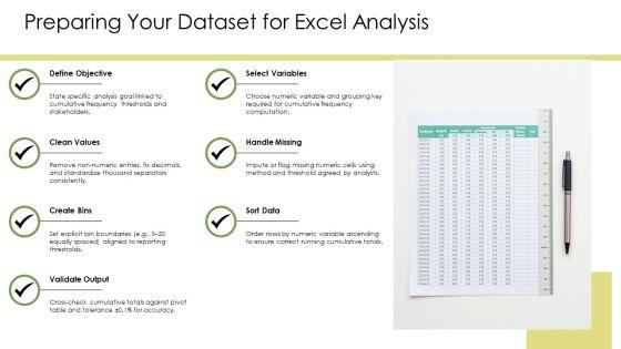 Cumulative Frequency Chart Excel PPT Presentation VM